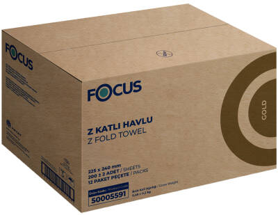 Focus Gold Z Katlı Havlu 200'lü 12 Paket - 1