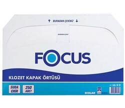 Focus Klozet Kapak Örtüsü 250'li 10 Paket - Focus