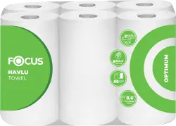 Focus Optimum Rulo Havlu 6'lı 4 Paket - Focus