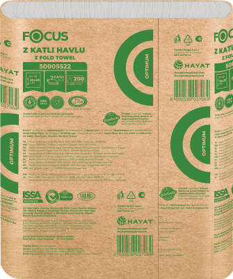 Focus Optimum Z Katlı Havlu 20 x 20Cm 200'lü 12 Paket - 2