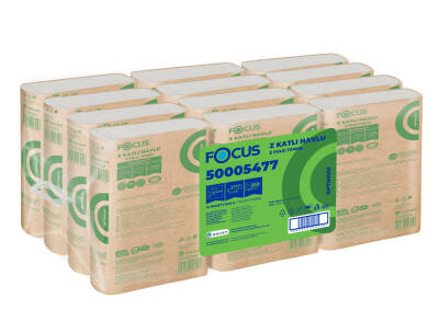 Focus Optimum Z Katlı Havlu 22,5 x 20Cm 200'lü 12 Paket - 1