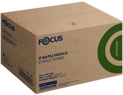 Focus Optimum Z Katlı Kağıt Havlu - Çift Katlı - 200 Yaprak - 12 Paket - 20 cm x 24 cm - Focus