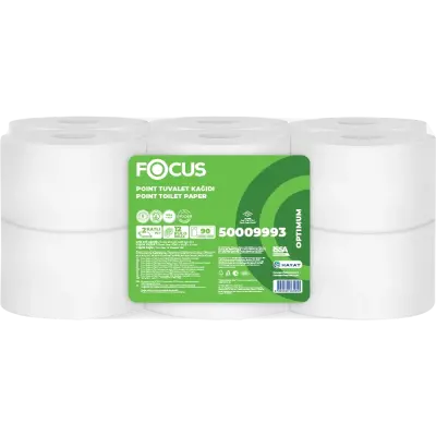 Focus Point Optimum İçten Çekmeli Tuvalet Kağıdı 90 Mt 12'li - 1