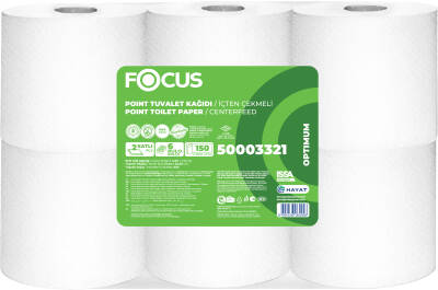 Focus Point Optimum İçten Çekmeli Tuvalet Kağıdı 150 Mt 6'lı - 1