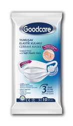 Goodcare Elastik Kulaklı Cerrahi Maske 10`lu TSE Belgeli - Goodcare