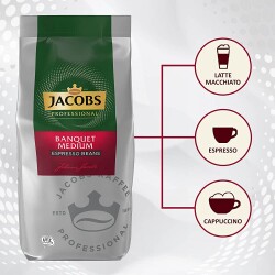 Jacobs Espresso Banquet Çekirdek Kahve 1 Kg - Jacobs