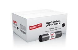 Koroplast End. Çöp Torbası Hantal Siyah 100x150 cm 100`lü - Koroplast
