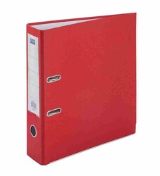 Kraf 1025 Plastik Klasör - Geniş - Kırmızı - Kraf