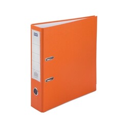 Kraf 1025 Plastik Klasör - Geniş - Turuncu - Kraf