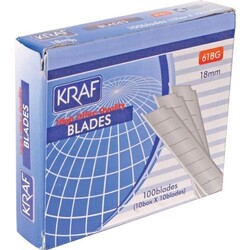 Kraf 618G Maket Bıçağı Yedeği Geniş 100 lu Kutu - Kraf