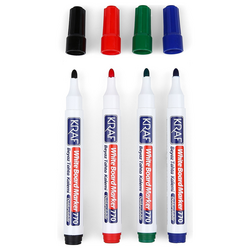 Kraf Beyaz Tahta Kalemi Doldurulabilir 770 4 Lü - Kraf