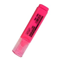 Kraf Fosforlu Kalem 330 Pembe - Kraf