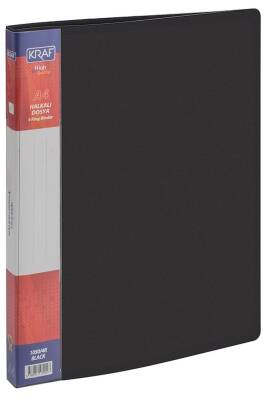 Kraf Halkalı Dosya 4 Halka 1050/4R Siyah - 1