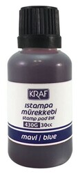 Kraf Istampa Mürekkebi 30cc Mavi 430g - Kraf