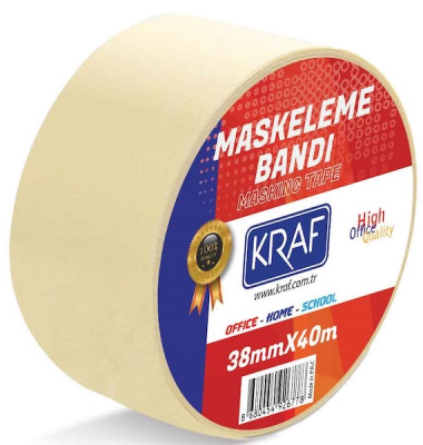 Kraf Maskeleme Bandı 38 Mm X 40 Mt 4038G - 1