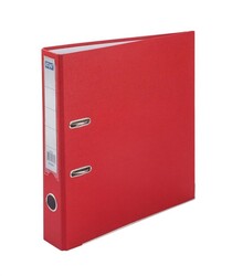 Kraf Plastik Klasör - Dar - Kırmızı - Kraf