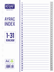 Kraf Seperatör 1031 1-31 Rakam - Kraf