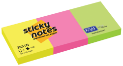 Kraf Yapışkanlı Not Kağıdı 38x51 Mm Neon 3'lü 3851 - Kraf