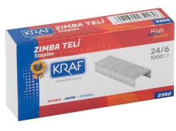 Kraf Zımba Teli 24/6 1000'li 235G - Kraf