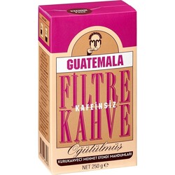 Kurukahveci Mehmet Efendi Guatemala Kafeinsiz Filtre Kahve 250 gr - Kurukahveci Mehmet Efendi