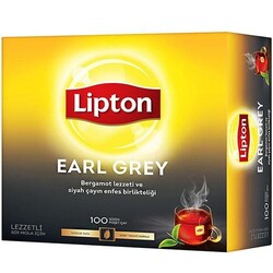 Lipton Earl Grey Bardak Poşet Çay 100`lü - Lipton