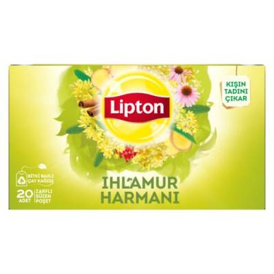 Lipton Ihlamur Harmanı Bardak Poşet Çay 20'li - 1