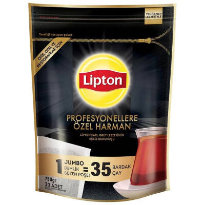 Lipton Profesyonellere Özel Jumbo Demlik Poşet Çay 30 x 25 Gr - 1