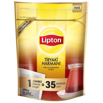 Lipton Tiryaki Harman Jumbo Demlik Çay 30 x 35 Gr - 1