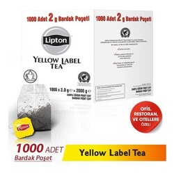 Lipton Yellow Label Bardak Poşet Çay 2 gr 1000`li - Lipton