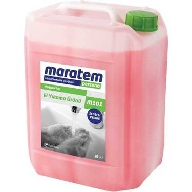 Maratem M101 Sıvı El Sabunu Pembe Sedefli 20 L - 1