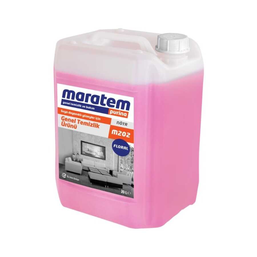 Maratem M202 Genel Yüzey Temizleyici Floral 20 L