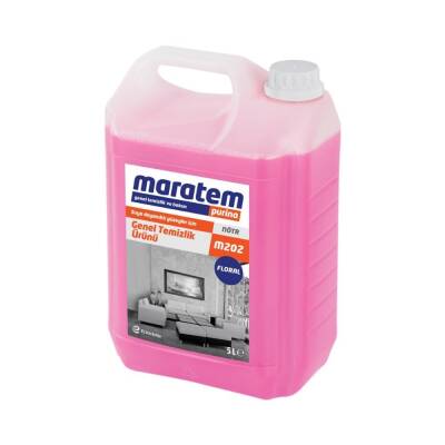 Maratem M202 Genel Yüzey Temizleyici Floral 5 L - 1