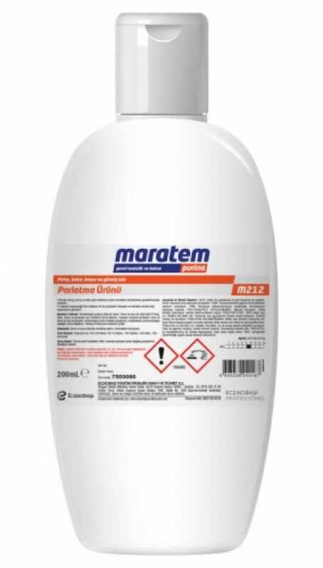 Maratem M212 Pirinç, Bakır, Bronz ve Gümüşler için Parlatma Ürünü 300 Ml
