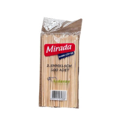 Mirada Bambu Çöp Şiş 15 Cm 100'lü - Mirada