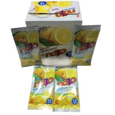 Nazo Toz İçecek Limon Aromalı 9G 24'lü - 1