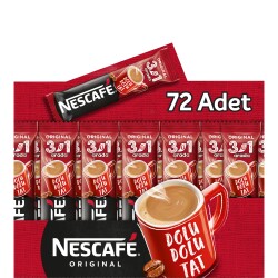 Nescafe 3'ü 1 Arada Hazır Kahve 17,5 Gr 72'li - Nescafe