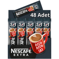 Nescafe 3'ü 1 Arada Kahve Extra 16.5 gr 48'li - Nescafe