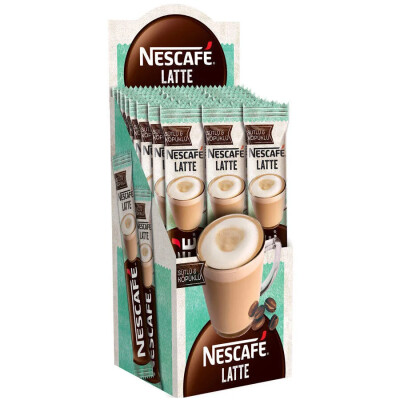 Nescafe Latte Sütlü ve Köpüklü Çözünebilir Kahve Karışımı 14.5 g 24'lü - Nescafe