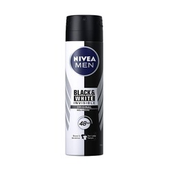 Nivea Men Black White İnvisible Sprey Deodorant 150 ml - Nivea