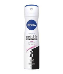 Nivea Women Invisible Black&White Clear Sprey Deodorant 150 ml - Nivea