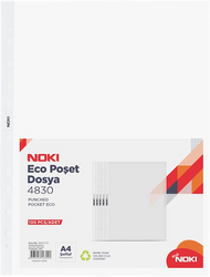 Noki 4830 A4 Poşet Dosya 100`lü Paket - Noki