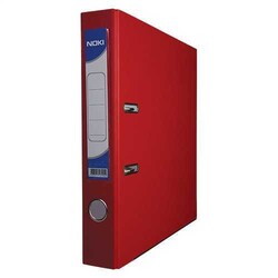 Noki Plastik Klasör - Geniş - Kırmızı - Noki