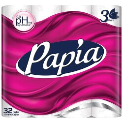 Papia Tuvalet Kağıdı 32'li - Papia