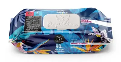 Papilion Islak Havlu Tropic Flowers 90'lı - 1