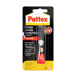 Pattex 177767 Yapıştırıcı Japon Süper Hızlı 3 G - Pattex