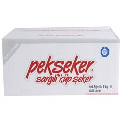 Pekşeker Tek Sargılı Dökme Küp Şeker 5 kg - Pekşeker