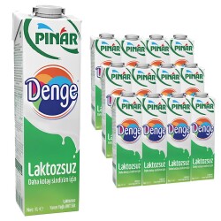 Pınar Süt Denge laktozsuz 1000 Ml 12'li - Pınar