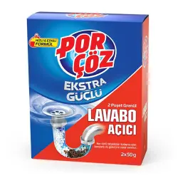 Porçöz Lavabo Açıcı Granül 2x50 g - Porçöz