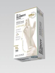 Reflex Slimfit Pudrasiz Krem Eldiven XL Beden 100′lü - Reflex