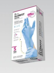 Reflex Slimfit Pudrasiz Mavi Eldiven S Beden 100'lü - Reflex